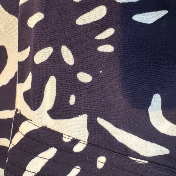 Karina Grimaldi Lotus Maxi Dress in Navy Palm Print Size XS - Picture 7 of 11